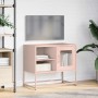 Mueble para TV de acero rosa 68x39x60,5 cm de , Muebles TV - Ref: Foro24-853387, Precio: 69,21 €, Descuento: %