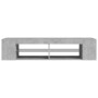 Mueble de TV con luces LED gris hormigón 135x39x30 cm de vidaXL, Muebles TV - Ref: Foro24-804233, Precio: 60,91 €, Descuento: %