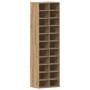Zapatero de madera contrachapada roble artisian 54x34x183 cm de , Zapateros y organizadores de calzado - Ref: Foro24-859385, ...