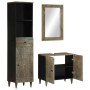 Conjunto de muebles de baño 3 piezas madera maciza de mango de , Muebles de baño - Ref: Foro24-3310019, Precio: 320,59 €, Des...