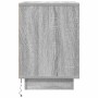 Mesilla de noche con luces LED Sonoma gris 38x34x50 cm de , Mesitas de noche - Ref: Foro24-861293, Precio: 59,22 €, Descuento: %