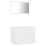 Juego de muebles de baño 2 pzas madera contrachapada blanco de vidaXL, Muebles de baño - Ref: Foro24-804872, Precio: 57,78 €,...