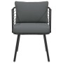 Sillones de jardín con cojines 2 uds ratán sintético negro de , Sillas de jardín - Ref: Foro24-3328656, Precio: 216,14 €, Des...
