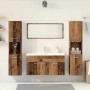 Juego de muebles de baño 5 piezas madera ingeniería envejecida de , Muebles de baño - Ref: Foro24-3328919, Precio: 486,48 €, ...