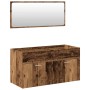 Juego de muebles de baño 5 piezas madera ingeniería envejecida de , Muebles de baño - Ref: Foro24-3328919, Precio: 486,48 €, ...