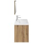 Juego de muebles baño 3 piezas madera ingeniería roble artisan de , Muebles de baño - Ref: Foro24-3328912, Precio: 357,03 €, ...