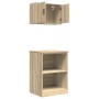 Armarios 2 uds para garaje madera de ingeniería roble sonoma de , Armarios industriales - Ref: Foro24-3328280, Precio: 100,45...