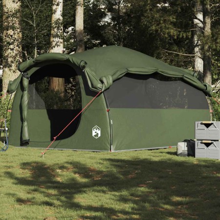 Tienda campaña familiar túnel 6 personas impermeable verde de , Tiendas de campaña - Ref: Foro24-4009575, Precio: 168,14 €, D...
