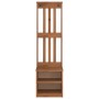 Perchero de entrada SANDENS 45x40x159,5cm madera maciza de pino de , Bancos para recibidores y almacenamiento - Ref: Foro24-4...