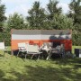 Cortaviento de camping impermeable gris naranja 340x130 cm de , Paravientos - Ref: Foro24-4009659, Precio: 29,25 €, Descuento: %