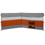 Cortaviento de camping impermeable gris naranja 340x130 cm de , Paravientos - Ref: Foro24-4009659, Precio: 29,25 €, Descuento: %