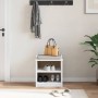 Banco de recibidor SANDNES madera maciza pino blanco 45x40x50cm de , Bancos para recibidores y almacenamiento - Ref: Foro24-4...