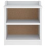 Banco de recibidor SANDNES madera maciza pino blanco 45x40x50cm de , Bancos para recibidores y almacenamiento - Ref: Foro24-4...