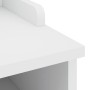 Banco de recibidor SANDNES madera maciza pino blanco 45x40x50cm de , Bancos para recibidores y almacenamiento - Ref: Foro24-4...