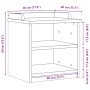 Banco de recibidor SANDNES madera maciza pino blanco 45x40x50cm de , Bancos para recibidores y almacenamiento - Ref: Foro24-4...