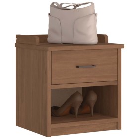 Banco de recibidor SANDNES madera maciza de pino 45x40x50 cm de , Bancos para recibidores y almacenamiento - Ref: Foro24-4010...