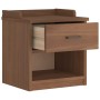 Banco de recibidor SANDNES madera maciza de pino 45x40x50 cm de , Bancos para recibidores y almacenamiento - Ref: Foro24-4010...