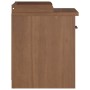Banco de recibidor SANDNES madera maciza de pino 45x40x50 cm de , Bancos para recibidores y almacenamiento - Ref: Foro24-4010...