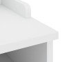Banco de recibidor SANDNES madera maciza pino blanco 87x40x50cm de , Bancos para recibidores y almacenamiento - Ref: Foro24-4...