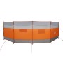 Cortaviento de camping impermeable gris naranja 510x153 cm de , Paravientos - Ref: Foro24-4009650, Precio: 39,77 €, Descuento: %