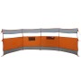 Cortaviento de camping impermeable gris naranja 510x153 cm de , Paravientos - Ref: Foro24-4009650, Precio: 39,77 €, Descuento: %