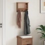 Perchero de pared SANDNES 45x12x35 cm madera maciza de pino de , Percheros para sombreros y abrigos - Ref: Foro24-4010452, Pr...