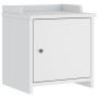 Banco de recibidor SANDNES madera maciza pino blanco 45x40x50cm de , Bancos para recibidores y almacenamiento - Ref: Foro24-4...
