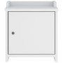 Banco de recibidor SANDNES madera maciza pino blanco 45x40x50cm de , Bancos para recibidores y almacenamiento - Ref: Foro24-4...