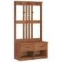 Perchero de entrada SANDENS madera maciza de pino 87x40x159,5cm de , Bancos para recibidores y almacenamiento - Ref: Foro24-4...