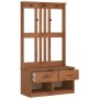 Perchero de entrada SANDENS madera maciza de pino 87x40x159,5cm de , Bancos para recibidores y almacenamiento - Ref: Foro24-4...