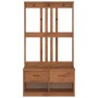 Perchero de entrada SANDENS madera maciza de pino 87x40x159,5cm de , Bancos para recibidores y almacenamiento - Ref: Foro24-4...