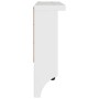 Perchero de pared SANDNES madera maciza pino blanco 87x12x35 cm de , Percheros para sombreros y abrigos - Ref: Foro24-4010471...