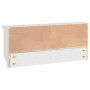 Perchero de pared SANDNES madera maciza pino blanco 87x12x35 cm de , Percheros para sombreros y abrigos - Ref: Foro24-4010471...