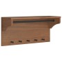 Perchero de pared SANDNES madera maciza de pino 87x30x42 cm de , Percheros para sombreros y abrigos - Ref: Foro24-4010473, Pr...