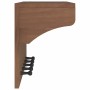 Perchero de pared SANDNES madera maciza de pino 87x30x42 cm de , Percheros para sombreros y abrigos - Ref: Foro24-4010473, Pr...