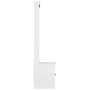 Perchero de entrada SANDENS madera pino blanco 45x40x159,5 cm de , Bancos para recibidores y almacenamiento - Ref: Foro24-401...