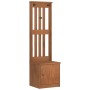 Perchero de entrada SANDENS 45x40x159,5cm madera maciza de pino de , Bancos para recibidores y almacenamiento - Ref: Foro24-4...