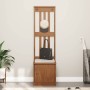 Perchero de entrada SANDENS 45x40x159,5cm madera maciza de pino de , Bancos para recibidores y almacenamiento - Ref: Foro24-4...