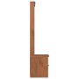 Perchero de entrada SANDENS 45x40x159,5cm madera maciza de pino de , Bancos para recibidores y almacenamiento - Ref: Foro24-4...