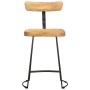 Taburetes de barra 2 uds madera maciza de mango 49x43x79 cm de , Taburetes de cocina - Ref: Foro24-4013523, Precio: 115,99 €,...