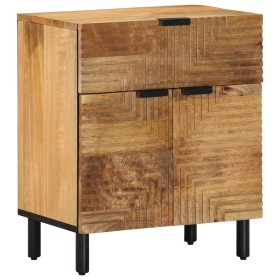 Mesita de noche madera maciza de mango 50x33x60 cm marrón de , Mesitas de noche - Ref: Foro24-4017731, Precio: 99,04 €, Descu...