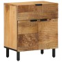 Mesita de noche madera maciza de mango 50x33x60 cm marrón de , Mesitas de noche - Ref: Foro24-4017731, Precio: 99,04 €, Descu...
