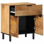 Mesita de noche madera maciza de mango 50x33x60 cm marrón de , Mesitas de noche - Ref: Foro24-4017731, Precio: 99,04 €, Descu...