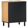 Mesita de noche madera maciza de mango 50x33x60 cm marrón de , Mesitas de noche - Ref: Foro24-4017731, Precio: 99,04 €, Descu...