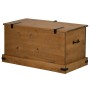 Baúl de almacenamiento HALDEN de madera maciza 91x48x47 cm de , Baúles de almacenamiento - Ref: Foro24-4018401, Precio: 164,1...