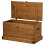 Baúl de almacenamiento HALDEN de madera maciza 91x48x47 cm de , Baúles de almacenamiento - Ref: Foro24-4018401, Precio: 164,1...
