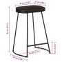 Taburetes de barra 45x40x62 cm madera maciza de mango de , Taburetes de cocina - Ref: Foro24-4013528, Precio: 113,27 €, Descu...