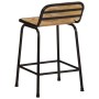 Taburetes de barra 4 uds 46x35,5x70 cm madera maciza de mango de , Taburetes de cocina - Ref: Foro24-4013535, Precio: 209,55 ...
