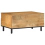Mesa de centro madera maciza de mango marrón 80x54x40 cm de , Mesas de centro - Ref: Foro24-4017733, Precio: 134,99 €, Descue...