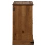Aparador HALDEN con puerta corredera 80x40x80 cm madera maciza de , Aparadores - Ref: Foro24-4018417, Precio: 216,63 €, Descu...